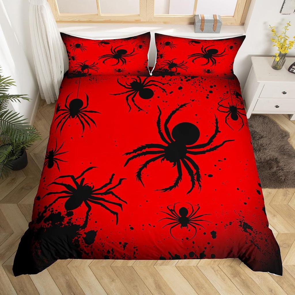 Spider 3D Digital Printing Quilt Cover Three-Piece Home Textile Duvet Cover Bedding