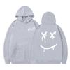 New Autumn and Winter Rock One-way Combination Fashion Printed Fleece Thickened Sweater