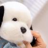 Cute Dressed Puppy Doll Plush Toy Girl Sleeping and Holding Doll Soft Dog Doll Pillow Birthday Gift