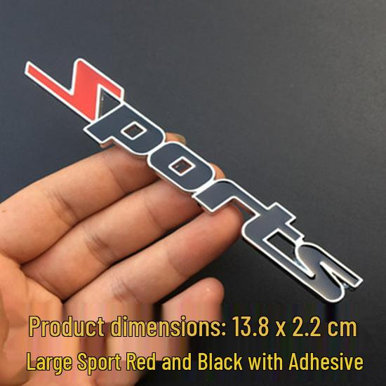 3D Μεταλλικό Αυτοκόλλητο Λογότυπο Αθλητικού Αυτοκινήτου για Τροποποιημένα Οχήματα
