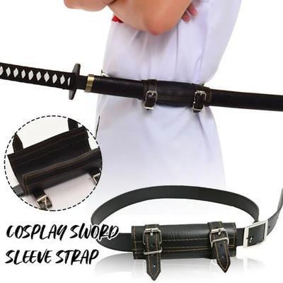 PU Leather Belt For Katana Belt Demon Slayer Belt Rapier Strap Belt Holster Sword Belt Waist Sheath Scabbard Holder 11 I3T0