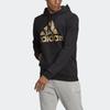 adidas Camo potisk loga HD Sportovní mikina s kapucí Pánské topy Černá GL0019