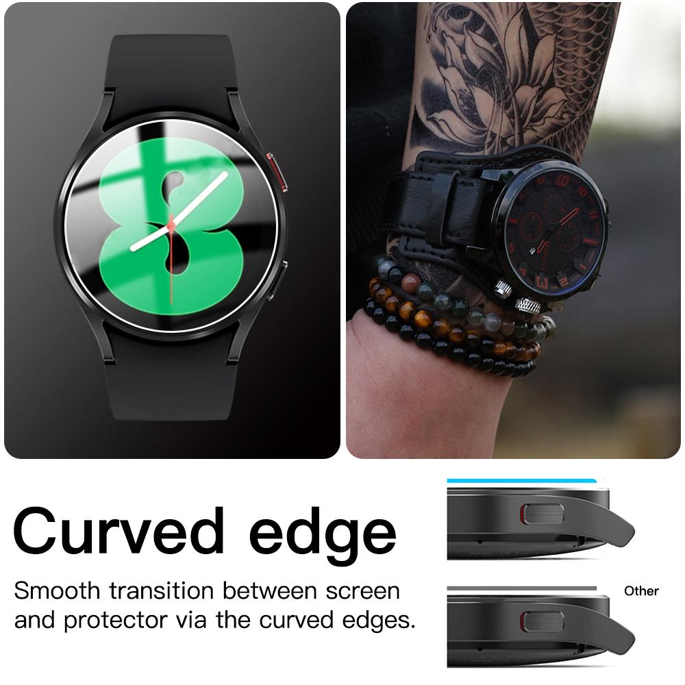 HD Tempered Glass For Samsung Galaxy Watch 7 6 5 4 For Galaxy Watch 5 Pro 6 Classic 47 45 44 43 40MM Screen Protector Accessory