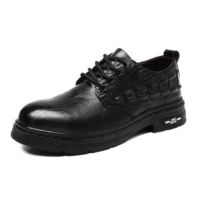 Zakelijk Formeel Krokodillenpatroon Leren Schoenen Heren Casual met Pak Lage Top Effen Bruiloft Mode Kwaliteit Oxford Kantoor Schoenen