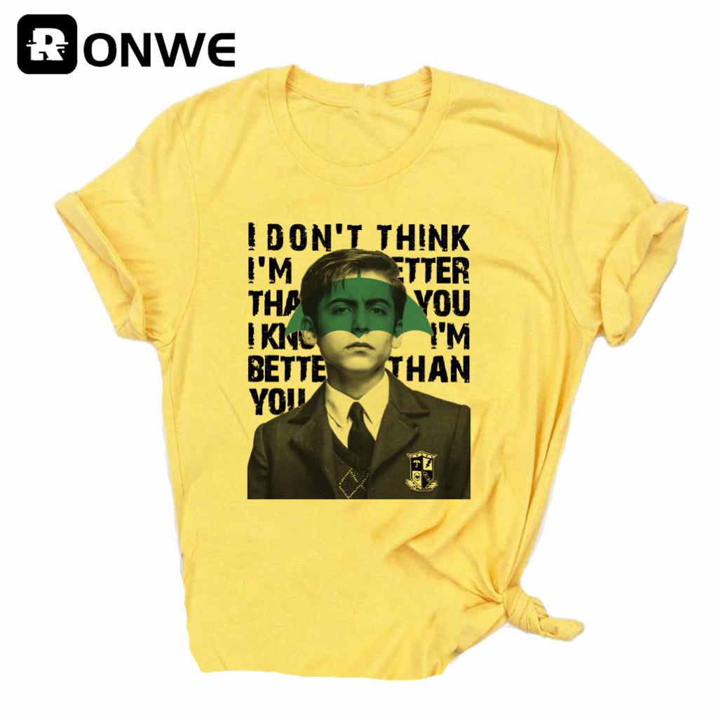 The Umbrella Academy Cha Cha Diego Vanya Luther Women T Shirts Gril Short Sleeve Casual Tops