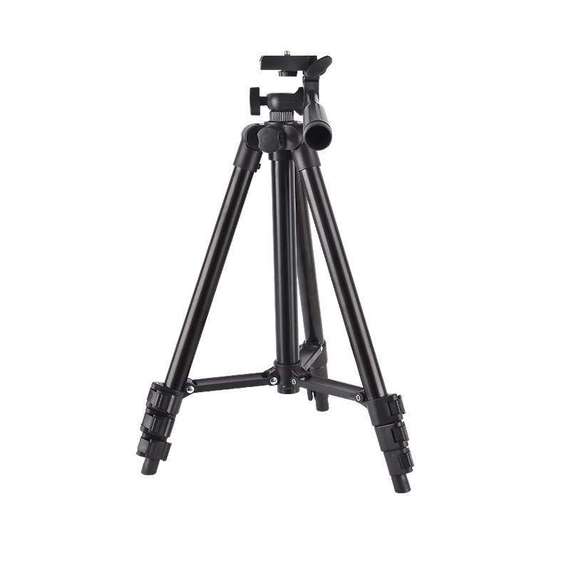 Jmary KP2207 53-inch Lightweight Flexible Mobile Phone Horizontal Stand Video Recording Aluminum Alloy Travel Tripod Flip Lock 3120