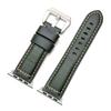 Vintage Watchbands 44mm 40mm 42mm 44mm Handmade Watch Strap Coffee Blue Red Green Replacement Watchwrist Belt Bracelet Accessory