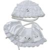 Ceremony Accessories Satin Crane Set OP-mini 2-piece (Hood, Bib) 26-50723