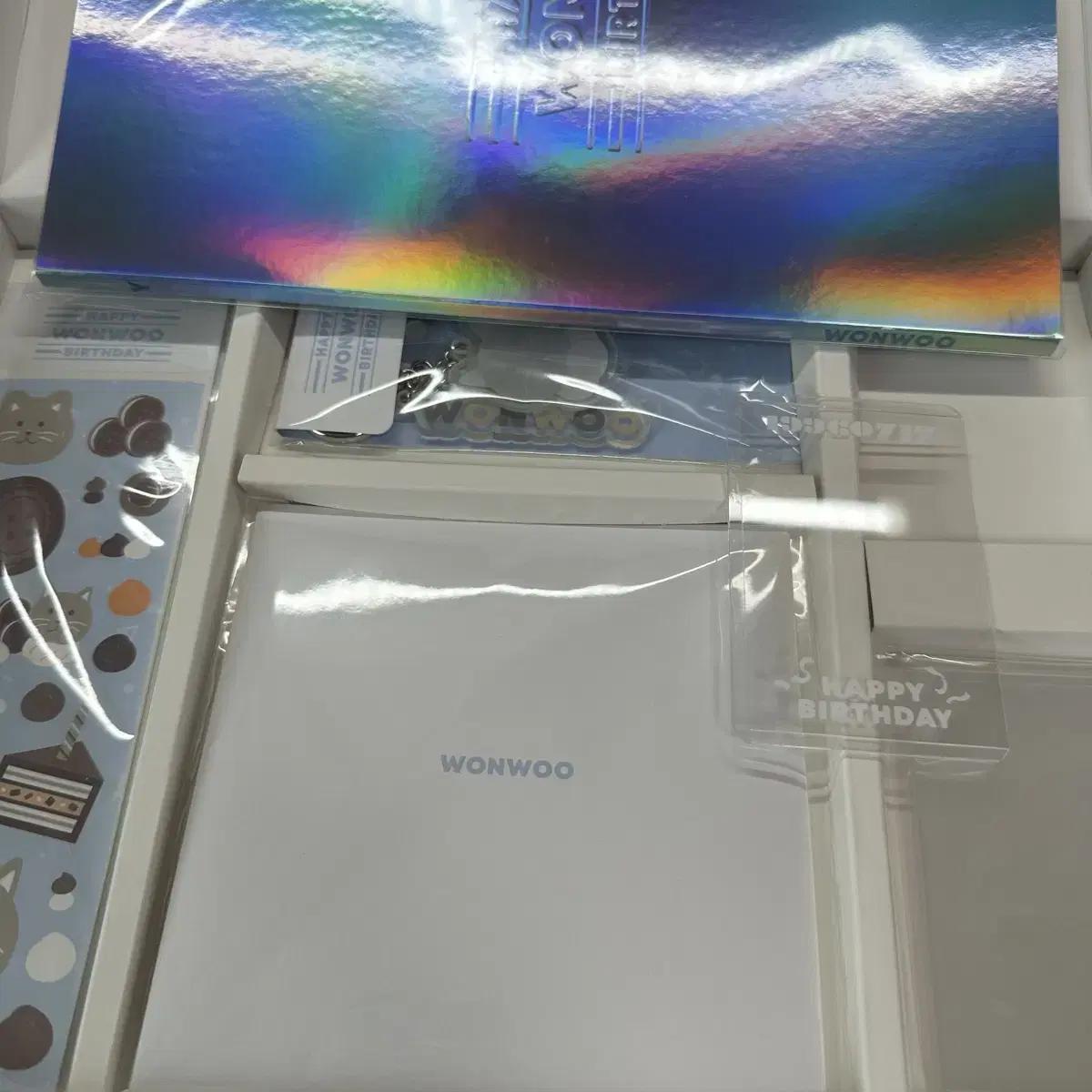 

Коробка на день рождения Seventeen Wonwoo, версия 2