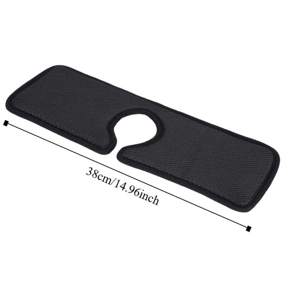 Contoured Shape Absorbent Mat Wraparound Design Sink Splash Guard Faucet Catcher  Bathroom Use