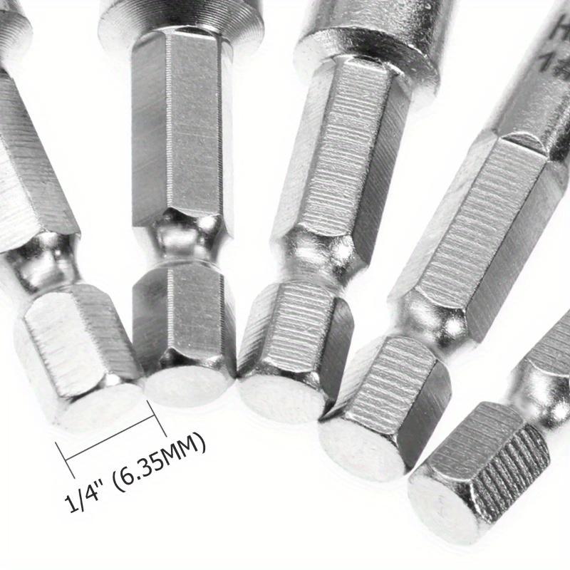 5Pcs Damaged Screw Extractor Drill Bit High Speed Steel Double Easily Take Out Side Drill Out Broken Screw Remover Bolt