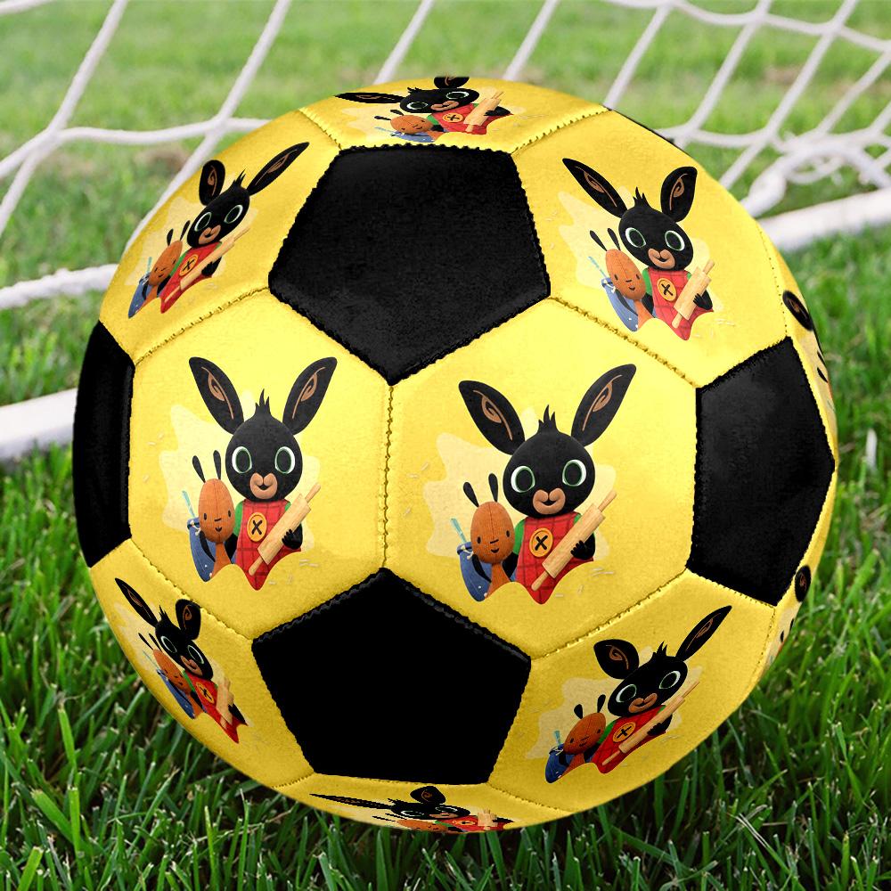 Bing Soccer Ball Colorful All Ages Machine Stitched PVC Competition Ready Durable High-Bounce.SIZE5