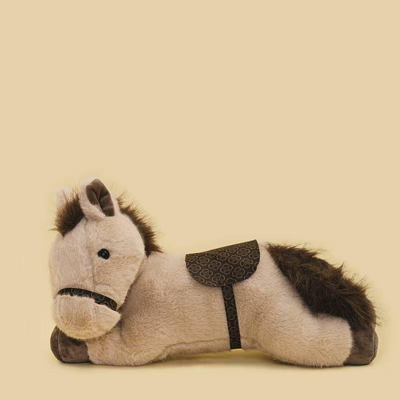 

Pony Plush Toy With Pp Cotton Filling Perfect For Kids And Gift Giving 30cm хаки