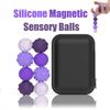 Magnetic Sensory Balls Silicone Pocket-friendly Fun Autism Calming Fidgeting Toys for Adults Kids To Relieve Stress Massage Ball