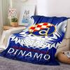 Dinamo Zagreb Print Flanelldecke Hohe Qualität Warm Bequem Decke für Alle Jahreszeiten Perfekt für Geschenke Heimdekoration