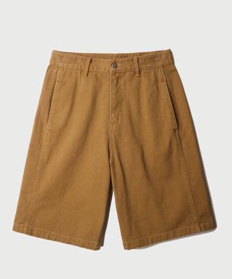 JEMUT Skill Washed Bermuda Pants Camel Nssp2623
