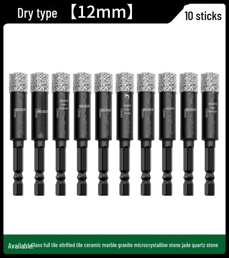 Green Forest Tile Drill Bit for Glass, Marble, and Ceramic