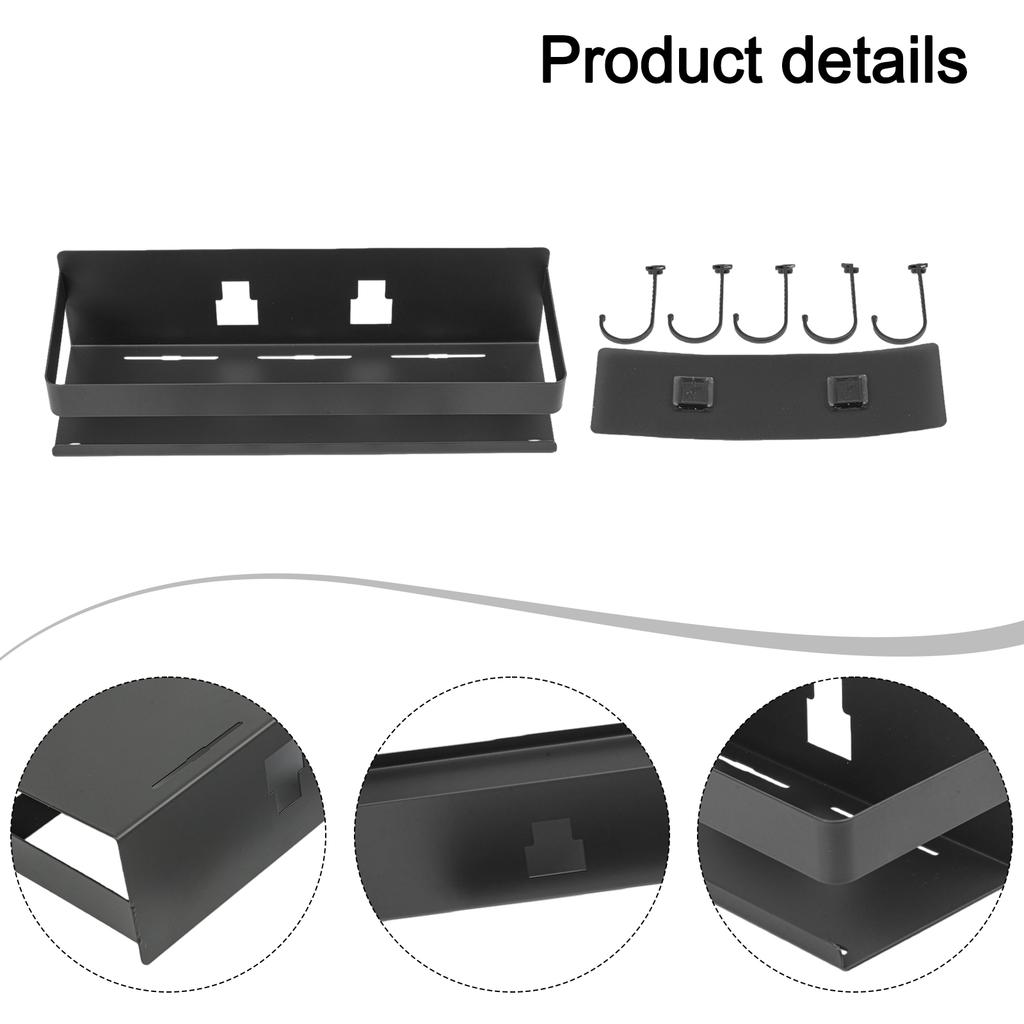 Lagerregal Gewürz Kleinkram Seitenlagerregal Wandmontierter Küchenorganisator Platzsparender Lagerkorb Haushalts Halter
