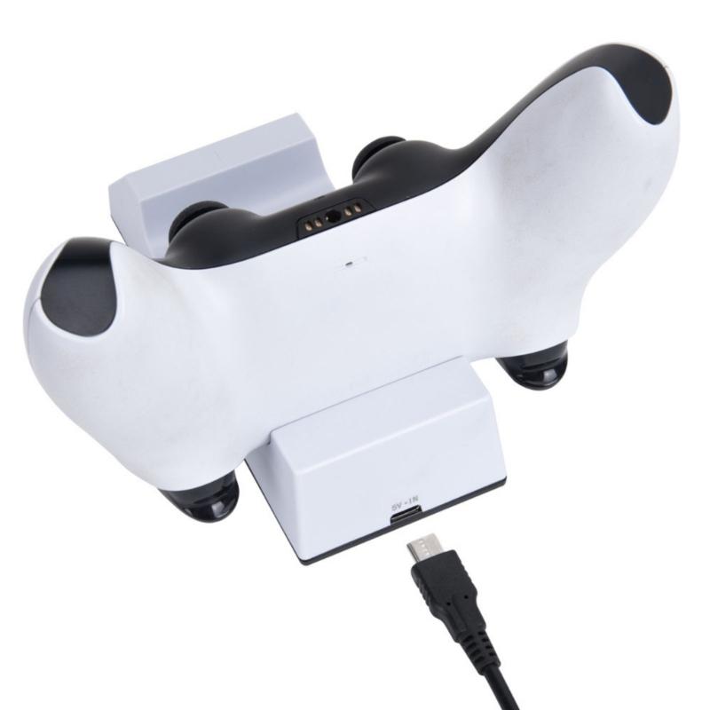 Two Controller Charging for with Quick Charging USB Cable and LED Status Display