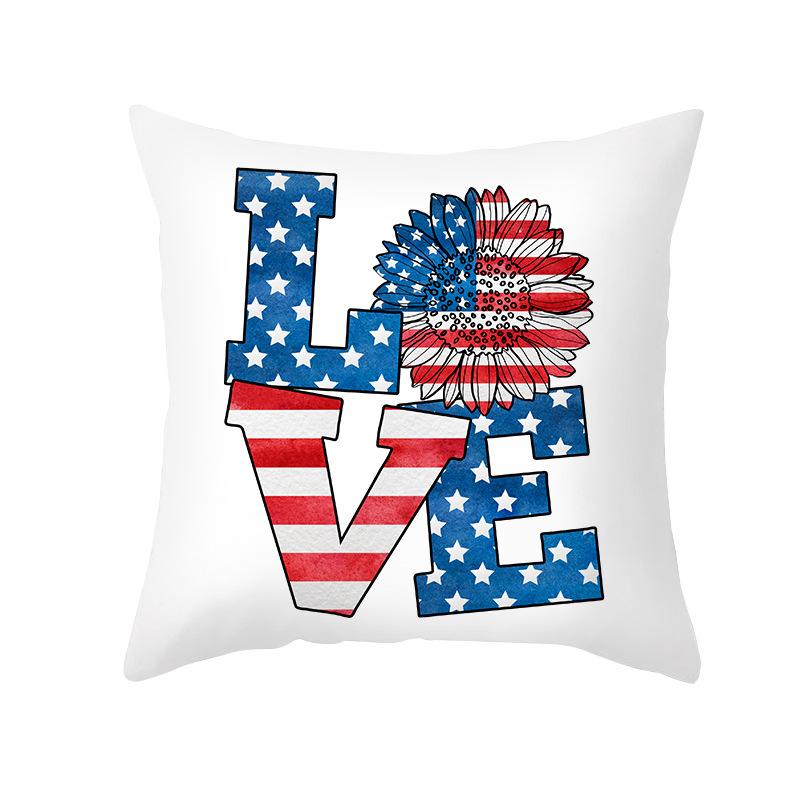 Pillow Cover Peach Skin Print Home Living Room Sofa Cushion Cover Cushion Cover