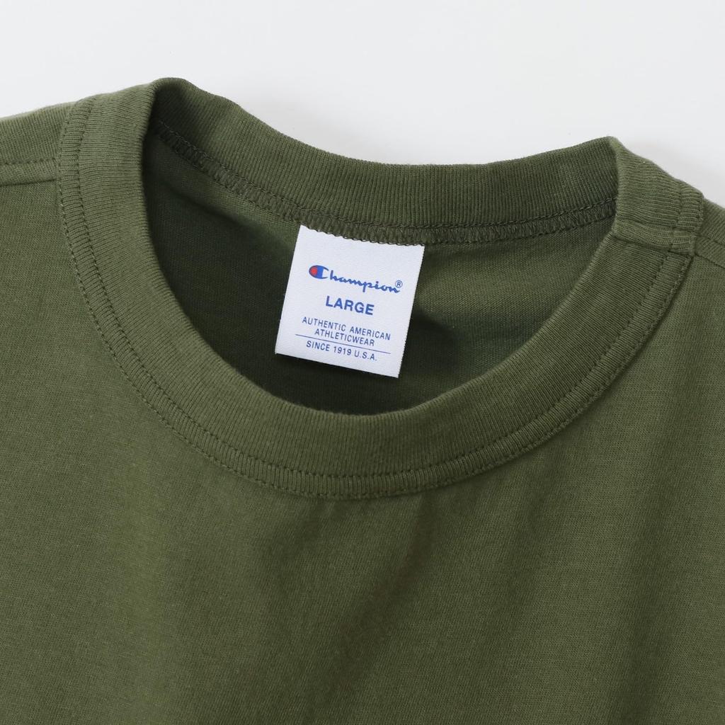 Champion Short Classic COTTON Logo Short Sleeve Dark 2XL T-shirt, Sleeve, 100% Cotton, USA, One-point Embroidery, T-shirt, Basic, C3-P300Z/C3-X352L,