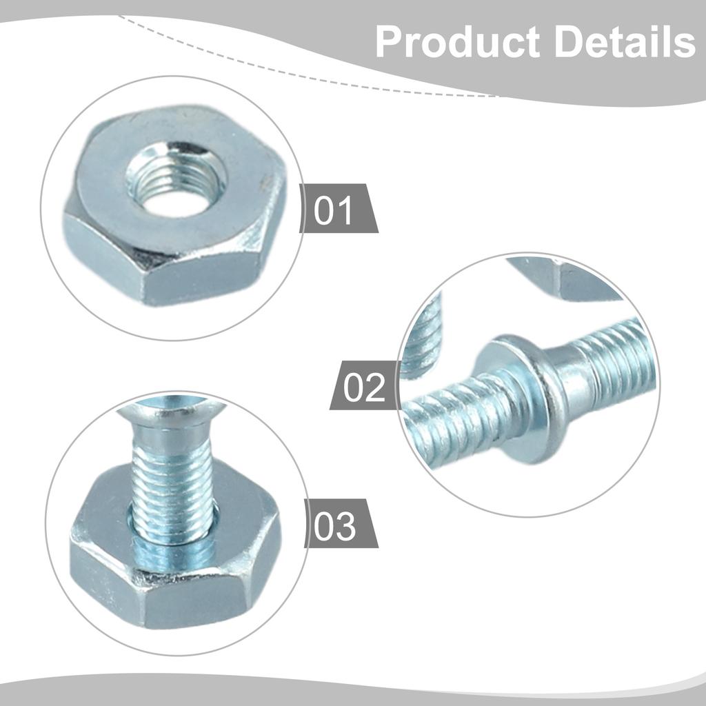 4pcs/set Screw Chainsaw Parts Chainsaw For STIHL MS170 MS180 MS210 MS230 MS250 Parts 2Pairs Bar Studs & Nuts Garden