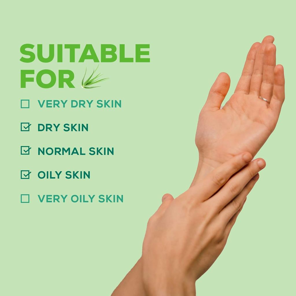 Joy Pure Aloe Light Moisturizing Body Lotion 500ml For Men & Women 48Hr Hydration Non-Greasy Summer Skincare