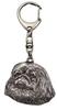 Pekingese, Pekinese, Peke - Silver-plated Key Ring with Dog, Handbag Decoration, Backpack Pendant by Art-Dog Brand