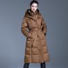 Winter New Down Jacket Women's Long Over-Knee Bread Jacket Temperament Fashion Loose Jacket