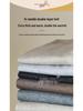 Unisex Double-Layer High-Waisted Wool Cashmere Pants for Autumn/Winter - Thick and Ideal for Middle-Aged and Elderly
