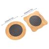 Desktop Heat-Resistant Tableware Mat Anti-Slip Mat Wooden Coasters Table Protection Circular Square Insulation Pad