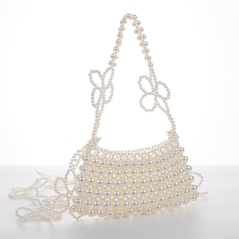 

Diansheng жемчужная женская вечерняя сумочка через плечо в европейском и американском стиле, женская вечерняя сумочка через плечо для банкета 23.5*3*12CM жемчужный