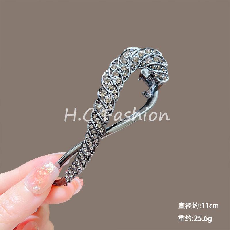 Trendy Personal Flower Hairpins Women Pearl Hair Clips Accessories Temperamental Alloy Hair Accessories