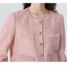 Eleganter Damenanzug Rosa Rock & Strickjacke: Herbst/Winter Berufskleidung