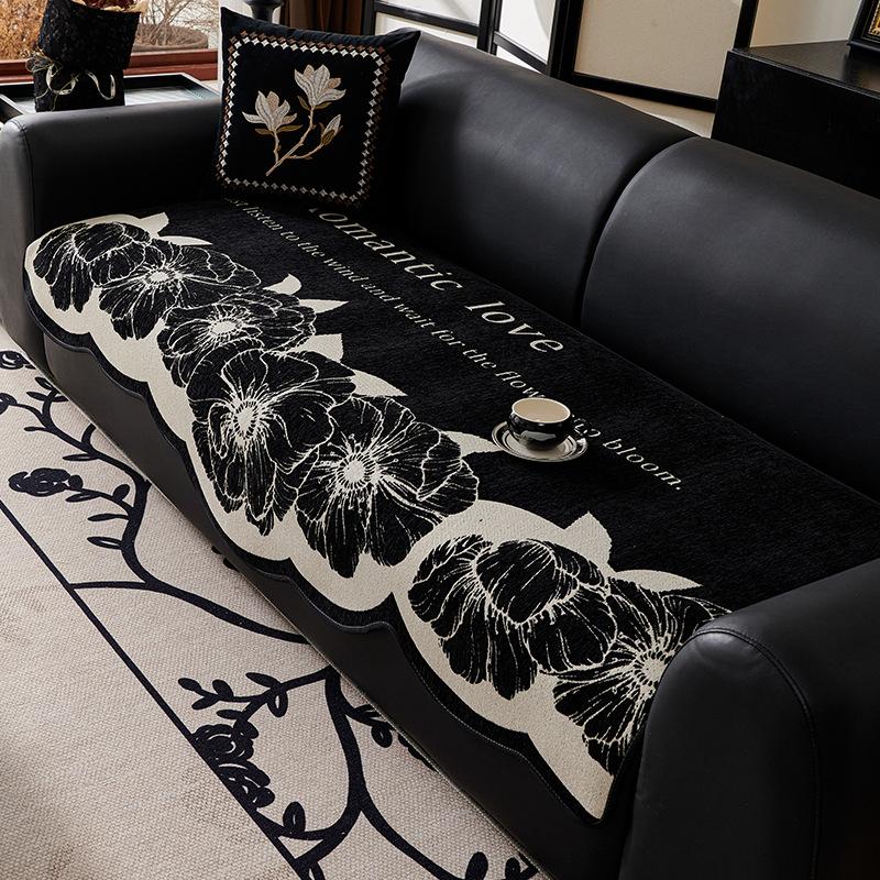 Chenier Special-Shaped Sofa Cushion  New High-End Non-Slip Seat Cushion Universal In All Seasons Irregular Straight Row Cover