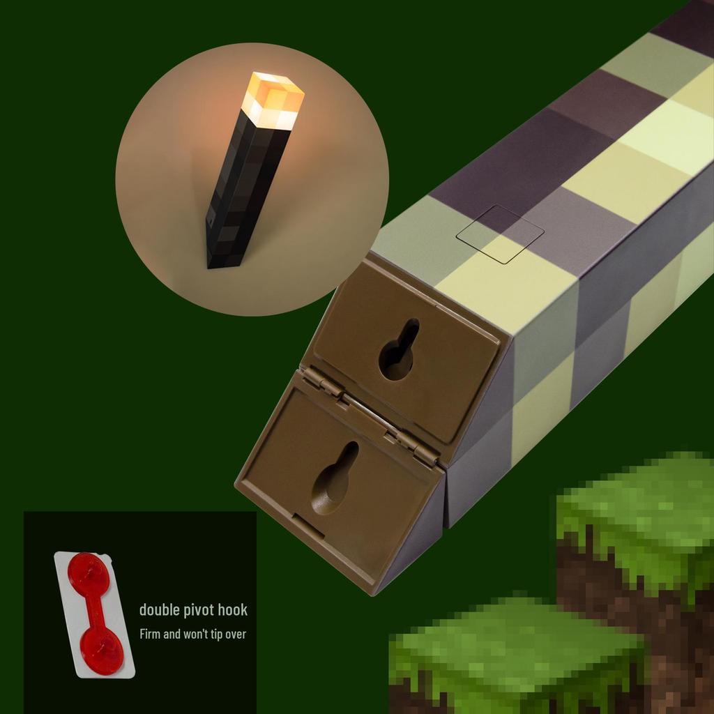 Magnetic Torch Lamp for Gaming Decor - Night Light and Atmosphere Model