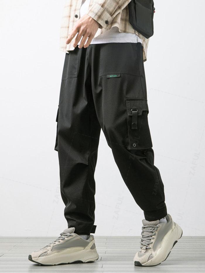 ZAFUL Multi-pockets Magic Tape Design Cargo Pants