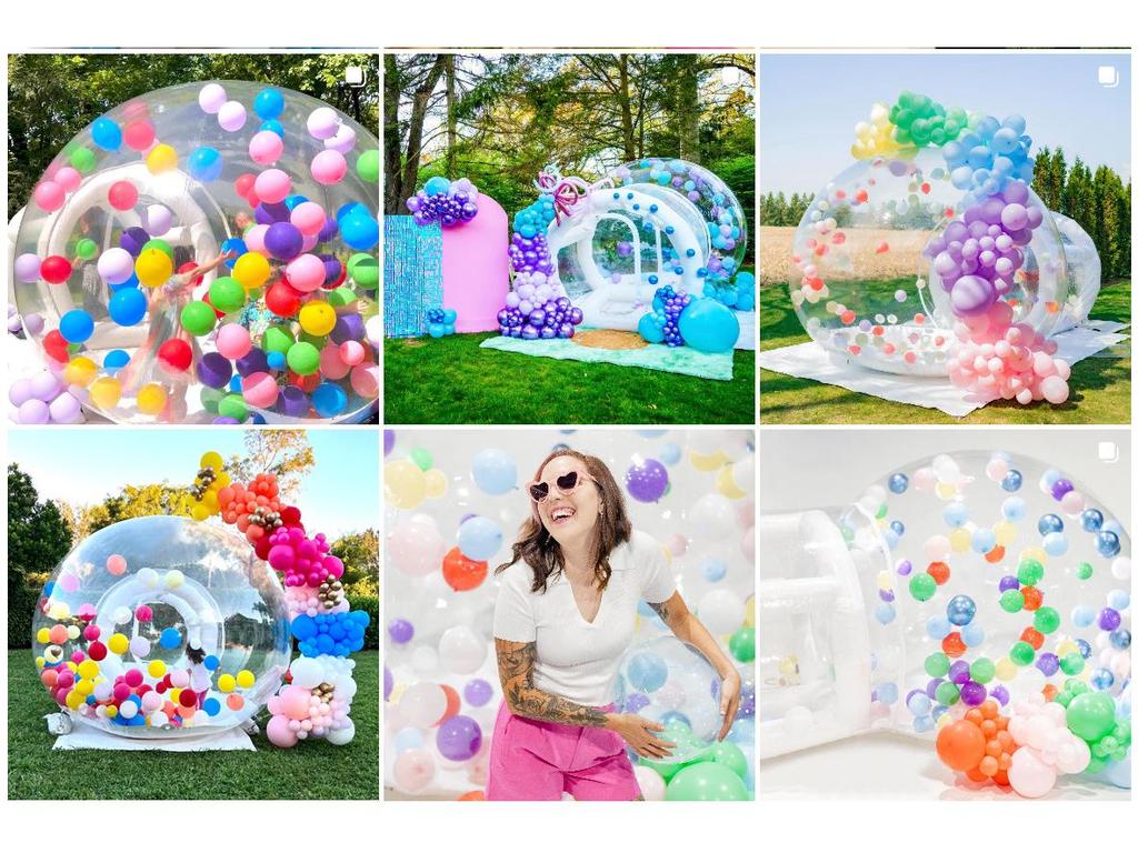 Influencer Starry Sky Outdoor Inflatable Bubble Tent – Transparent Camping House