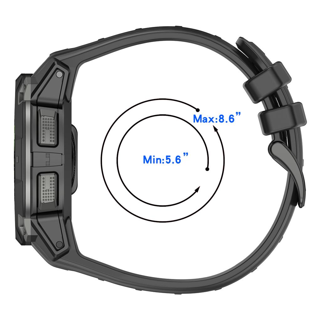 Cinturino Ufficiale in Silicone Per Garmin Instinct 3 Amoled 50mm 45mm Braccialetto di Ricambio per Garmin Instinct 3 Solar 45mm 50mm