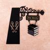 Creative Metal Book Divider Lightweight Library Wall Bookshelf Book Partition Board  Book Shelf