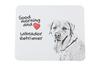 Labrador Retriever I - mouse pad com estampa, mouse pad personalizado com tema de cachorro, gadget único para um trabalhador de escritório da marca Art-Dog