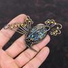 Copper Multi Turquoise Pendant Copper Wire Wrapped Pendant Handmade Jewelry Unique Pendant Bird Pendant Gemstone Copper Jewelry Gift For Him