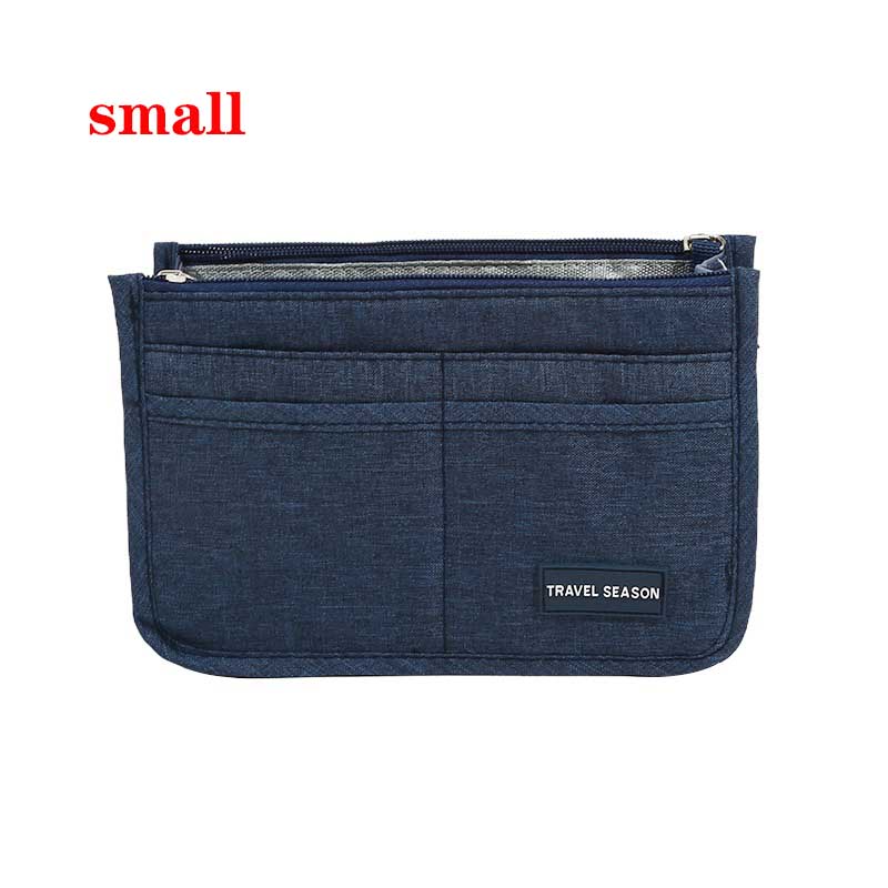 Insert Bag Organizer Makeup Handbag Organizer Travel Inner Purse Portable Cosmetic Bags Women Tote Fit Various Brand Bags