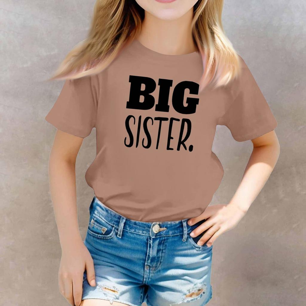 Toddler Girl Boy T-Shirts Kids Top Boys And Girls Printed Short Sleeved T-shirt