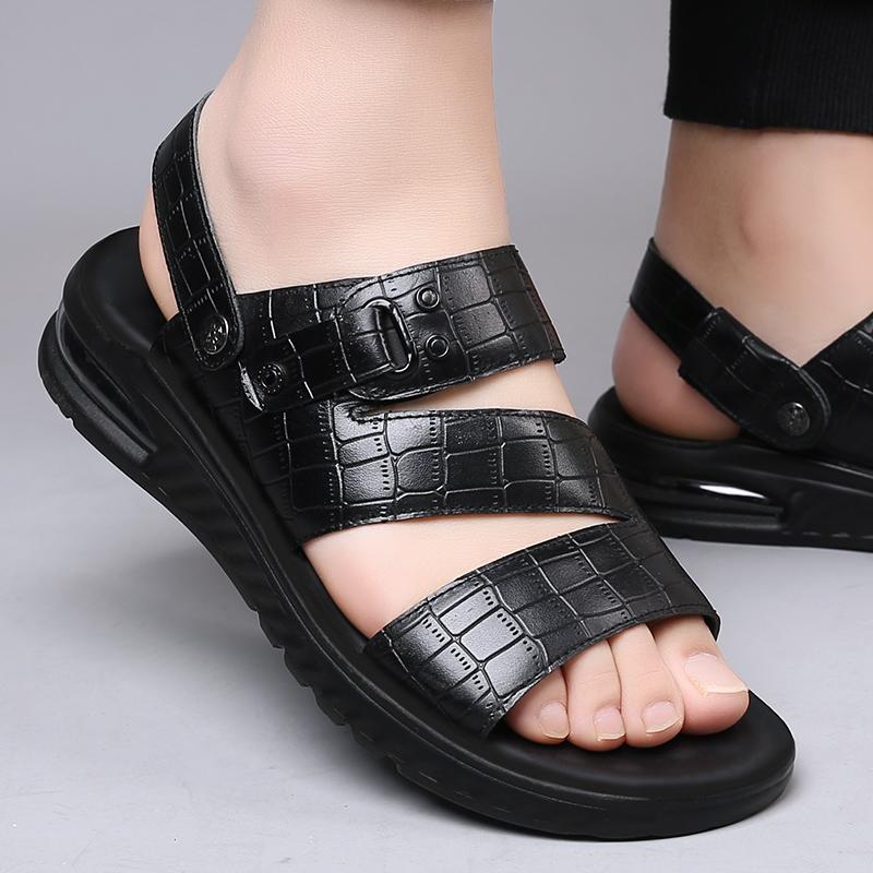 High Quality Men's Shoes Non-slip Sneakers Men Fashion Men Outdoor Sandals Shoes 2024 Soft Flats Men Shoes Leather Boat Shoes