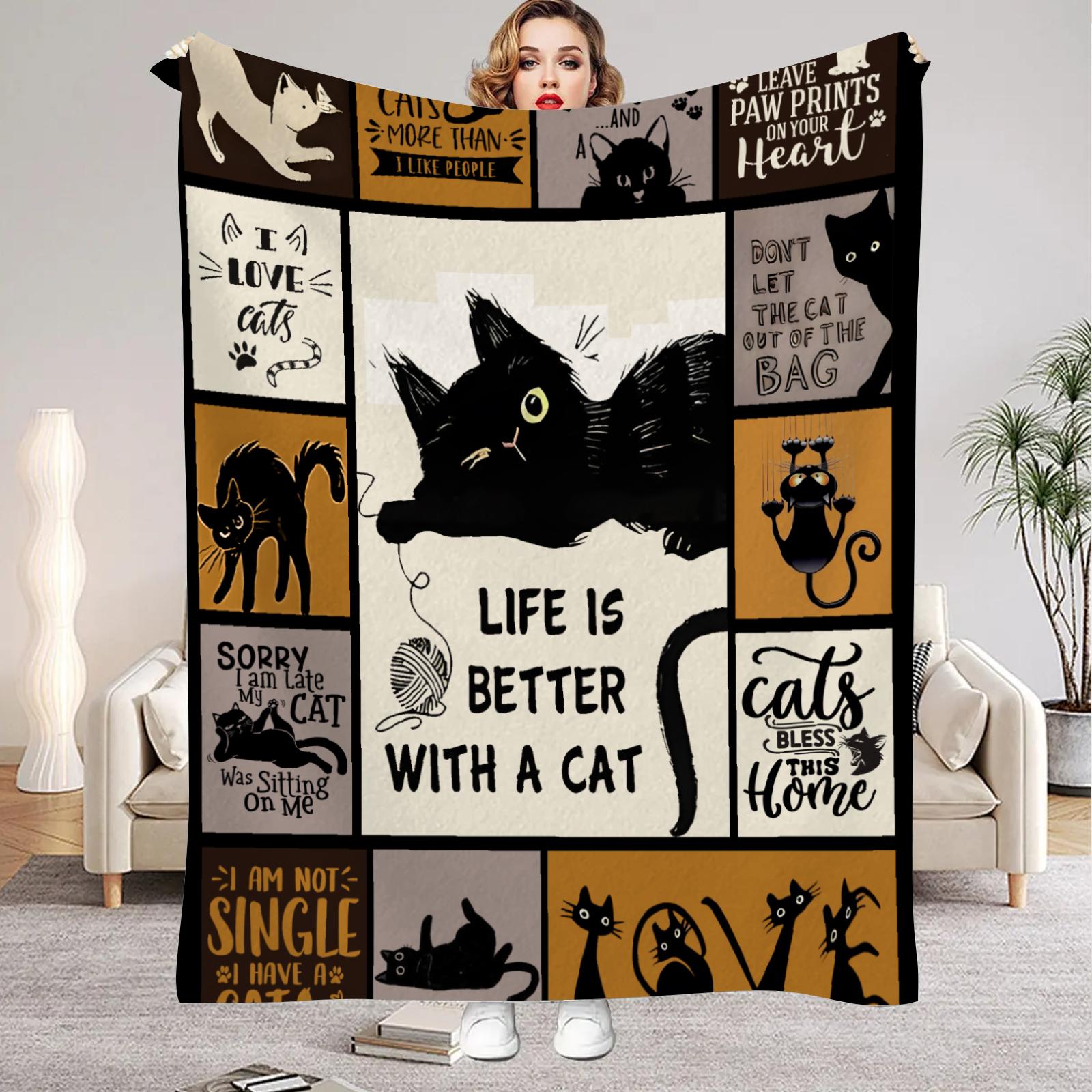 Hollow Knight Blanket Cartoon Game Printed Flannel Blanket for Home Living Room Bedroom Decor New Year Christmas Gift for Fans 75x100cm (30x40inch)
