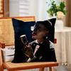 RRauw Alejandro Rapper  Pillow Cases for Bedroom Living Room Sofa Home Decor Polyester Cushion Cover with Zipper
