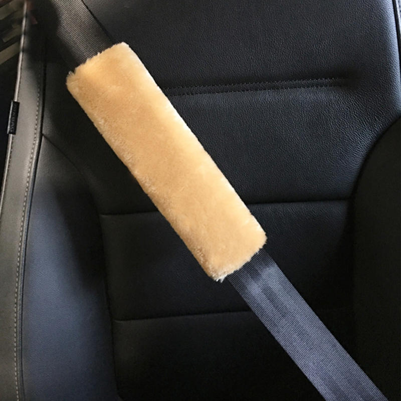 2pcs Car Seat Belt Cover Fluffy Auto Seatbelt Safety Belt Shoulder Pad Protector Adults Kids Car Interior Accessories