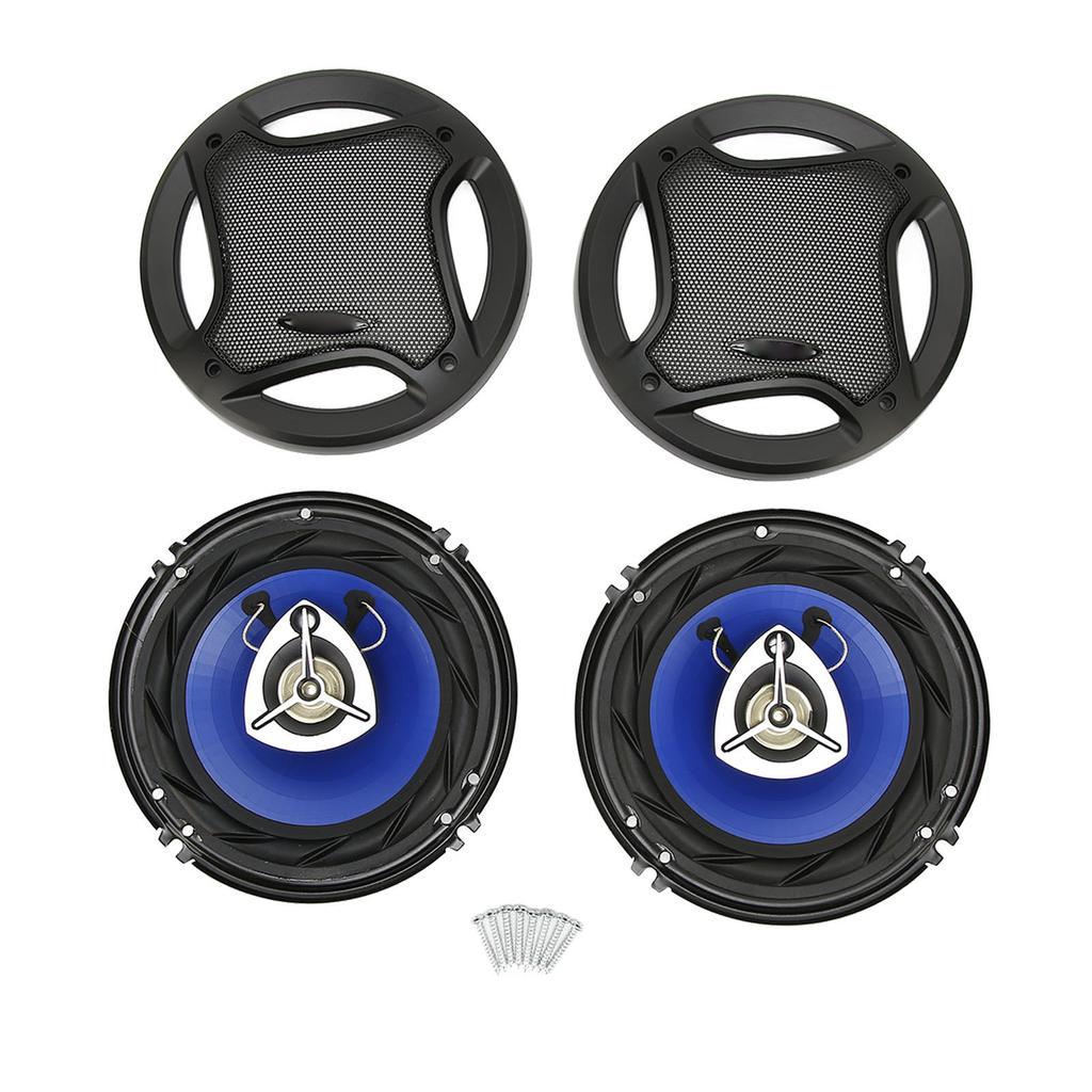 2Pcs Car Loudspeaker 500W Mid Treble 6.5inch Coaxial Car Speakers for All Car Sound Systems