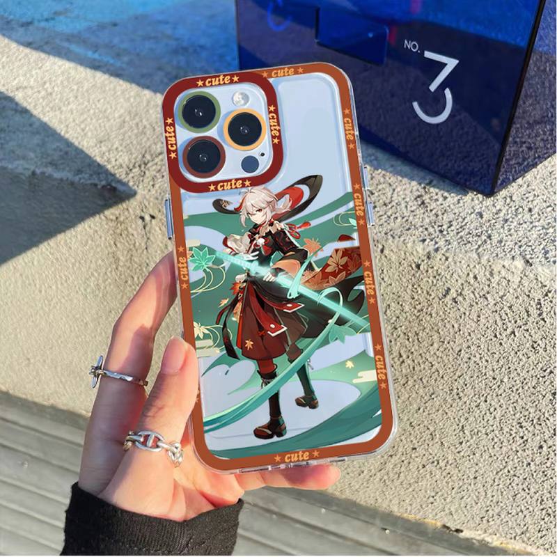 Genshin Impact Kaedehara Kazuha Phone Case for iPhone 11 12 13 Mini Pro Max 14 Pro Max Case Shell